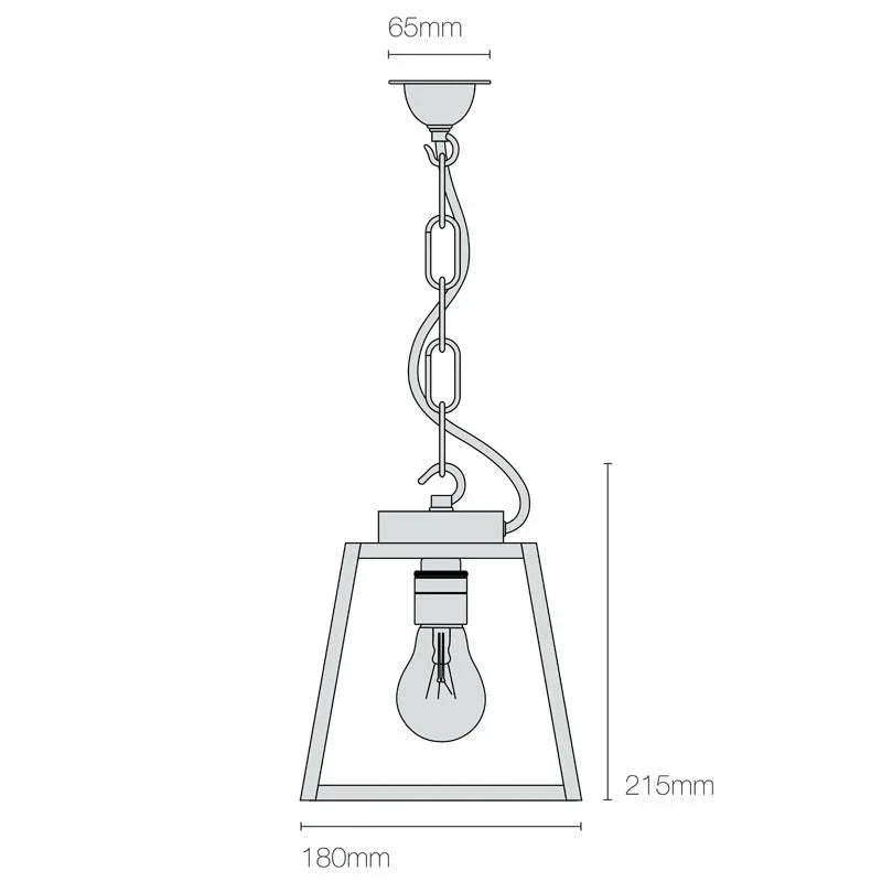 Original BTC Quad Small IP Pendant Light | All Square Lighting