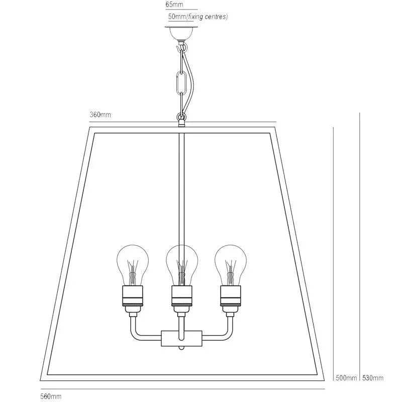 Original BTC Quad XL Pendant Light | All Square Lighting