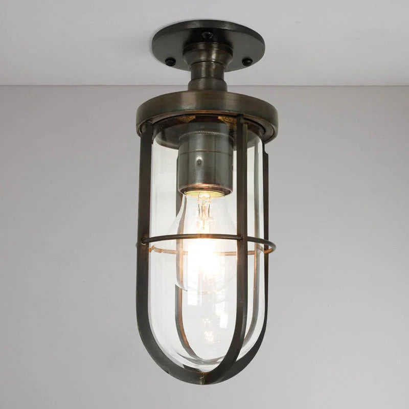 Original BTC Ship’s Well Glass 7204 Ceiling Light | All Square Lighting