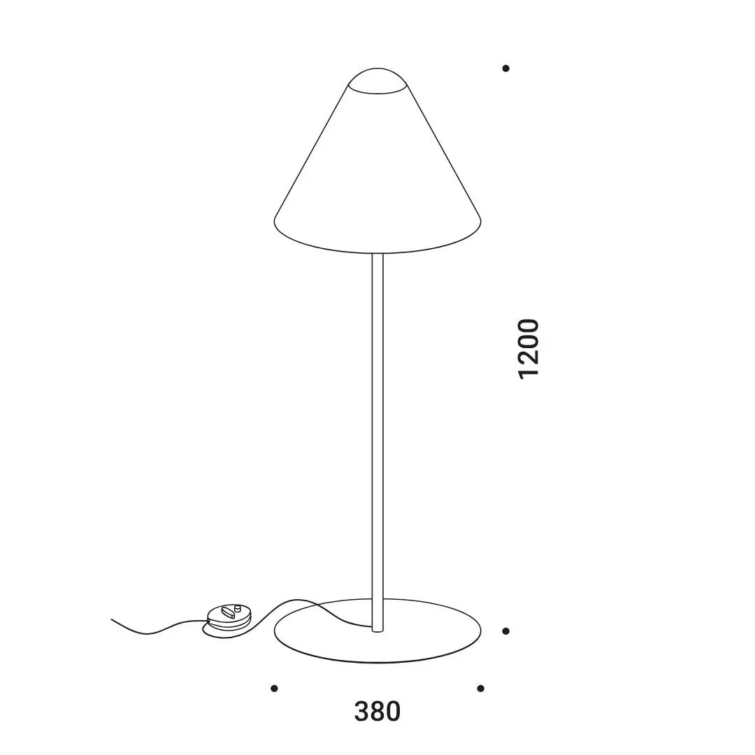 Davide Groppi Aba 120 Floor Lamp | All Square Lighting