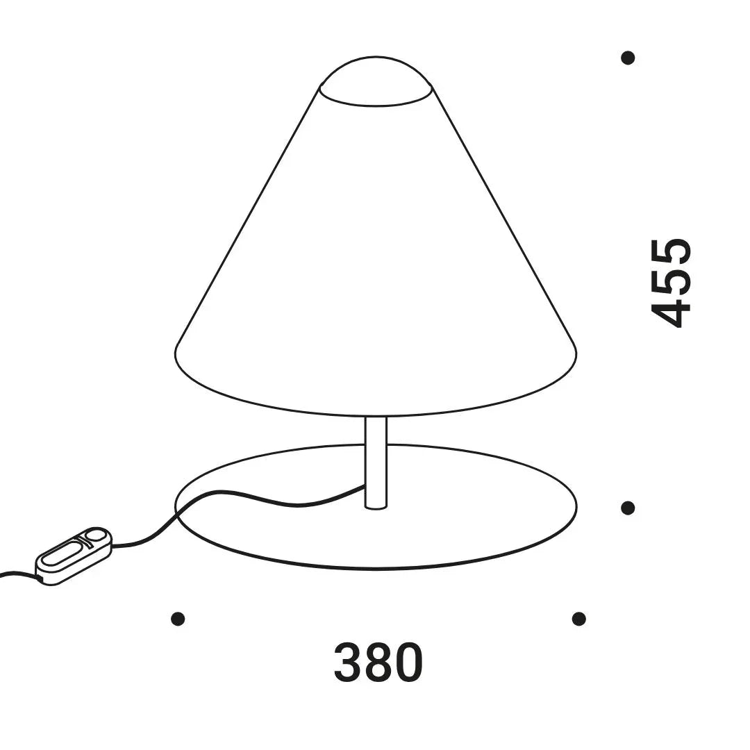 Davide Groppi Aba 45 Table Lamp | All Square Lighting