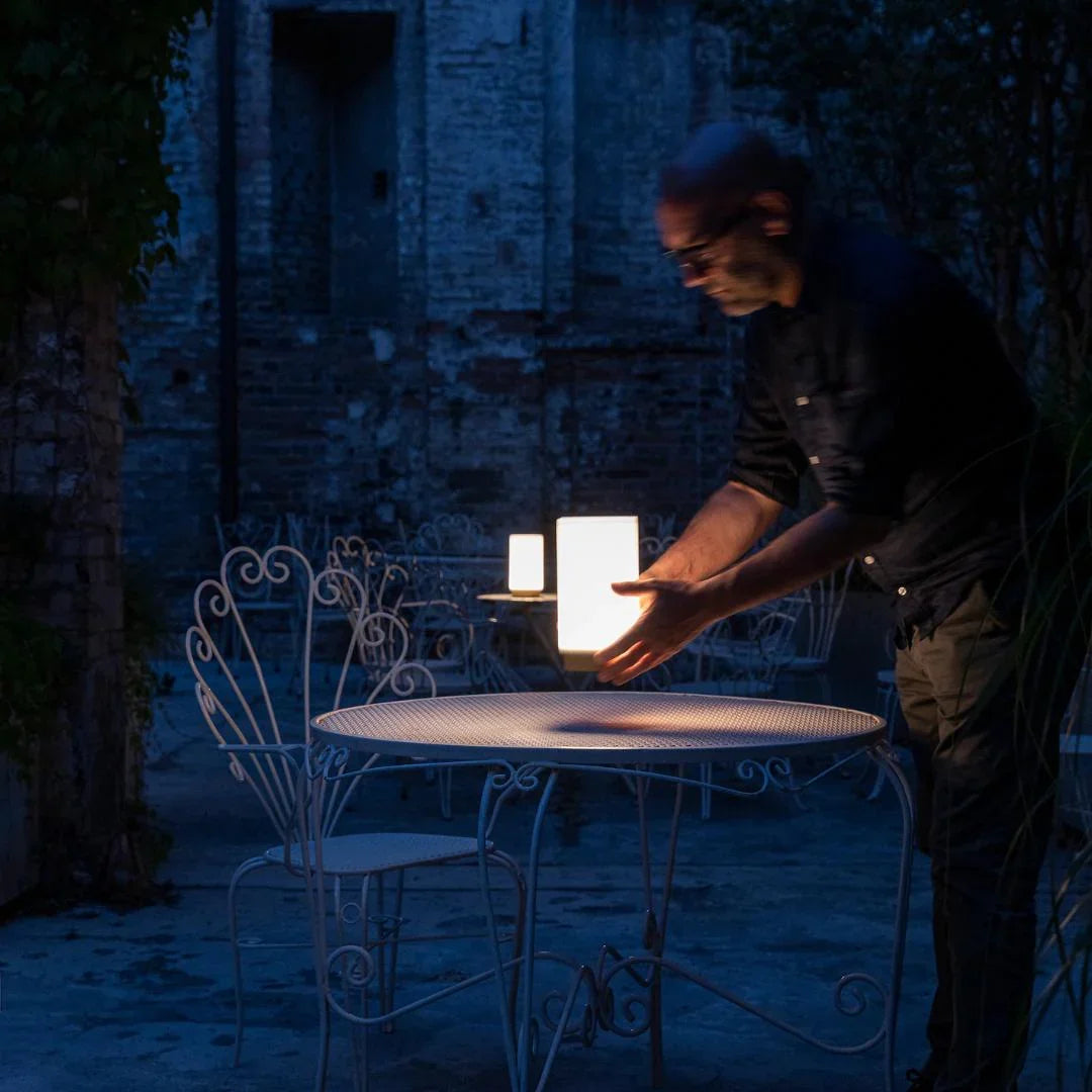 Davide Groppi Bugia Portable Table Lamp | All Square Lighting