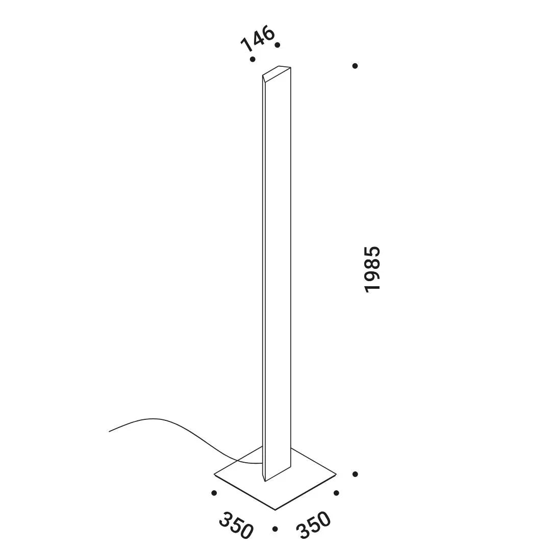 Davide Groppi Movie Floor Lamp | All Square Lighting