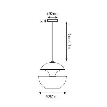 DCW Editions Here Comes The Sun 250 Pendant Light | All Square Lighting
