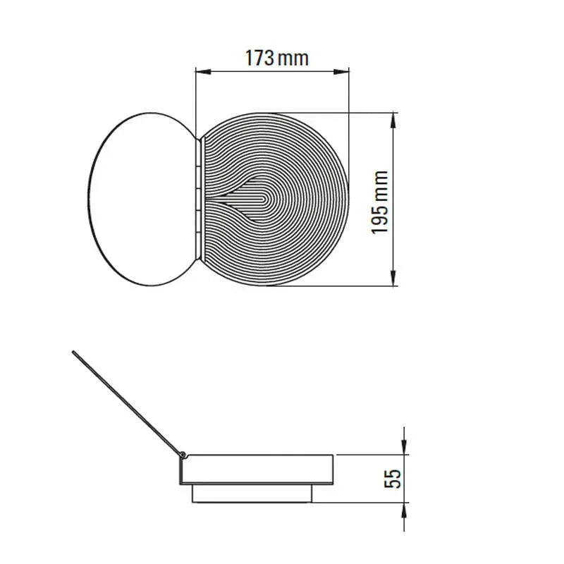 DCW Editions Poudrier Wall Light | All Square Lighting