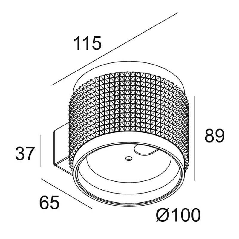 Delta Light Orbit Punk LED Wall Light | All Square Lighting
