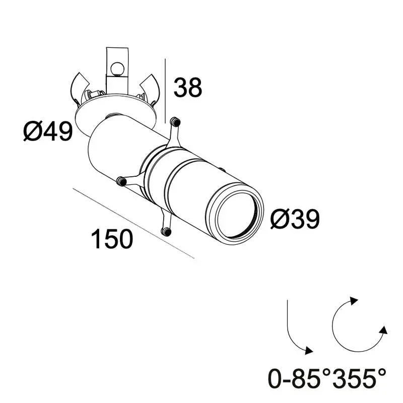Delta Light Spy 39 Clip Framer Spotlight | All Square Lighting