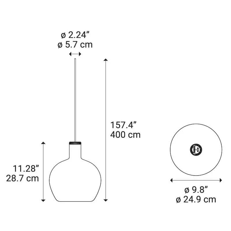 Diesel Living Flask C Pendant Light | All Square Lighting