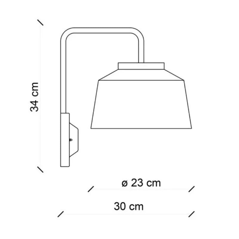 Ferroluce 50's C2002 Wall Light | All Square Lighting