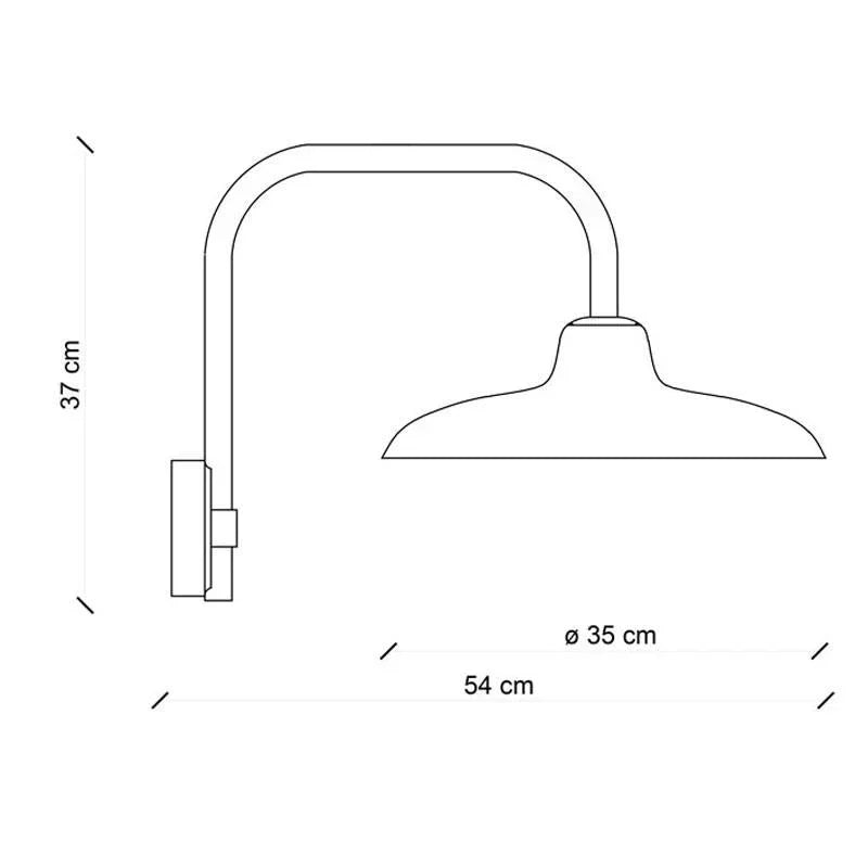 Ferroluce B&W C2337 Wall Light | All Square Lighting