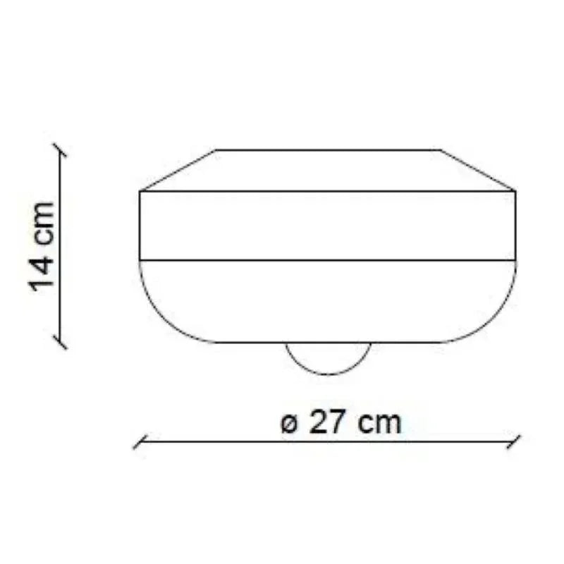 Ferroluce Bellota C2542 Wall Light | All Square Lighting