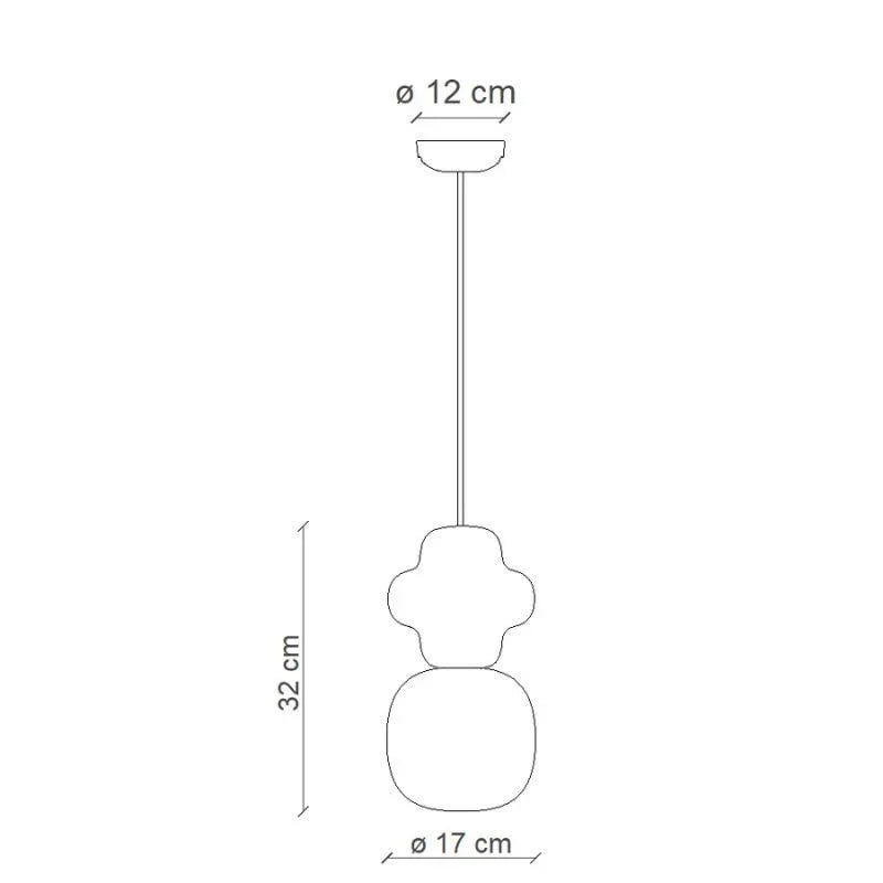 Ferroluce Copacabana C2681 Pendant Light | All Square Lighting
