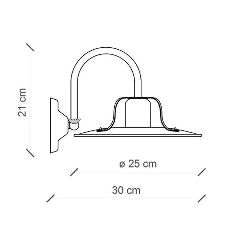 Ferroluce Country C1440 Wall Light | All Square Lighting