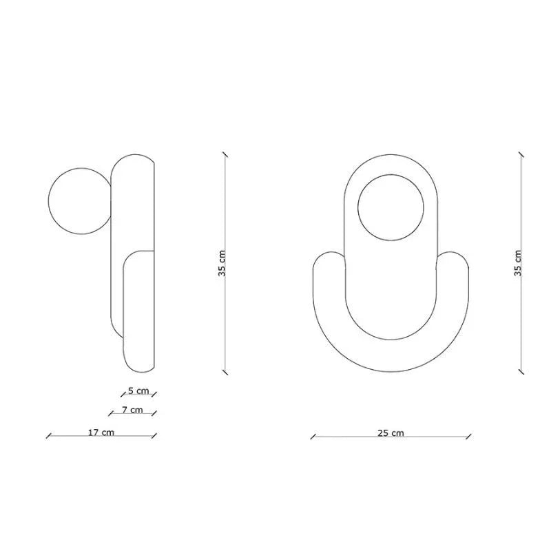 Ferroluce Eclair C2770 Wall Light | All Square Lighting