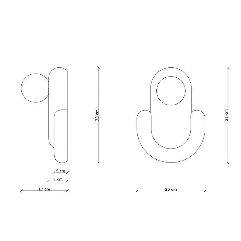 Ferroluce Eclair C2770 Wall Light | All Square Lighting