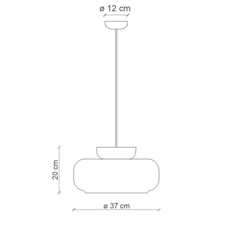 Ferroluce Maracanã C2743 Pendant Light | All Square Lighting