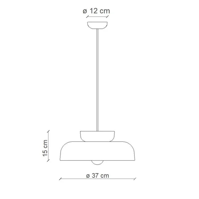 Ferroluce Maracanã C2745 Pendant Light | All Square Lighting