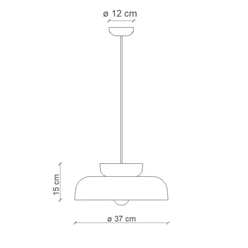 Ferroluce Maracanã C2745 Pendant Light | All Square Lighting