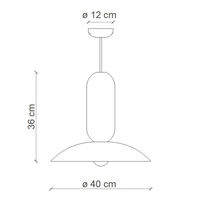 Ferroluce Pau C2630 Pendant Light | All Square Lighting