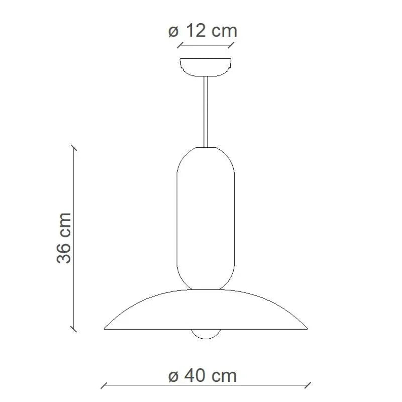 Ferroluce Pau C2630 Pendant Light | All Square Lighting