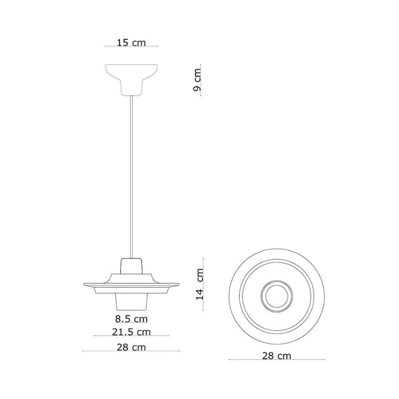 Ferroluce Voila C2776 Pendant Light | All Square Lighting