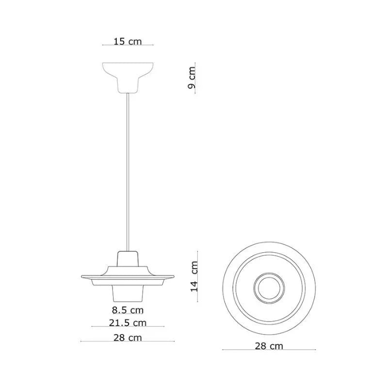 Ferroluce Voila C2776 Pendant Light | All Square Lighting