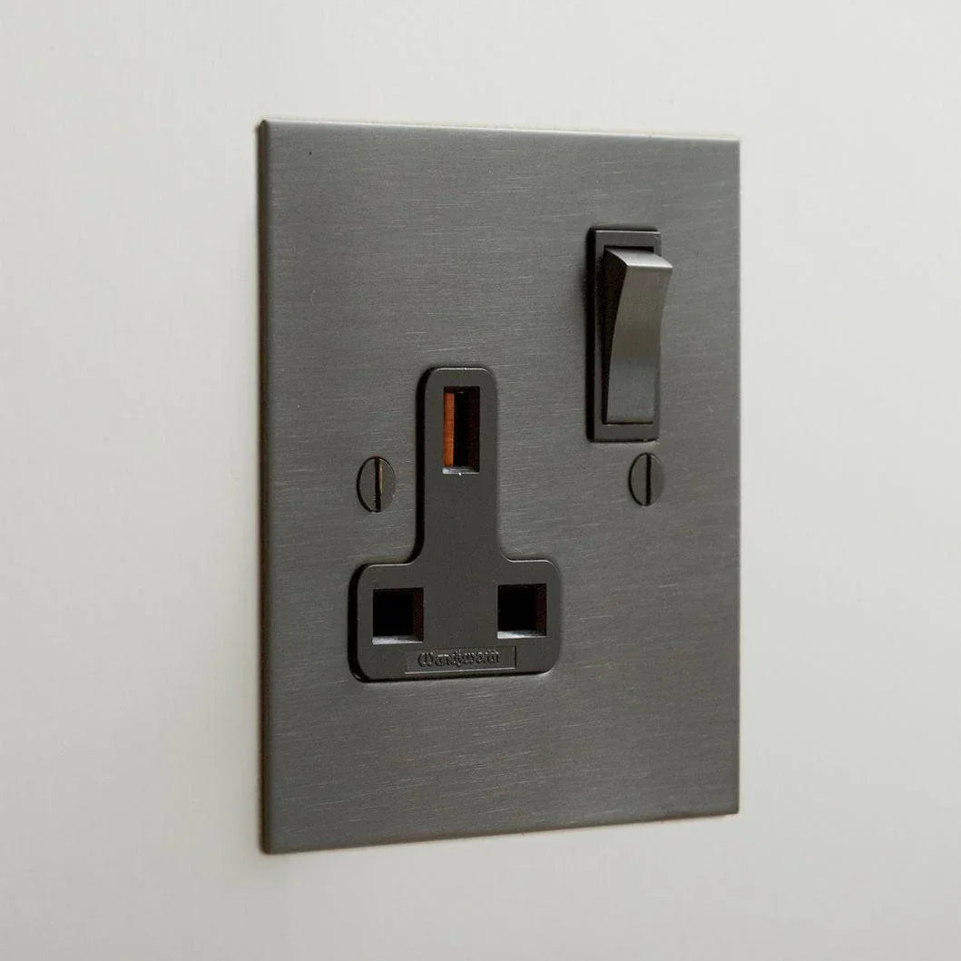 Forbes & Lomax F&L Antique Bronze Switches & Sockets | All Square Lighting