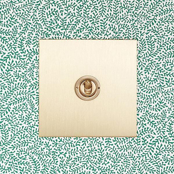Forbes & Lomax F&L Brushed Brass Switches & Sockets | All Square Lighting