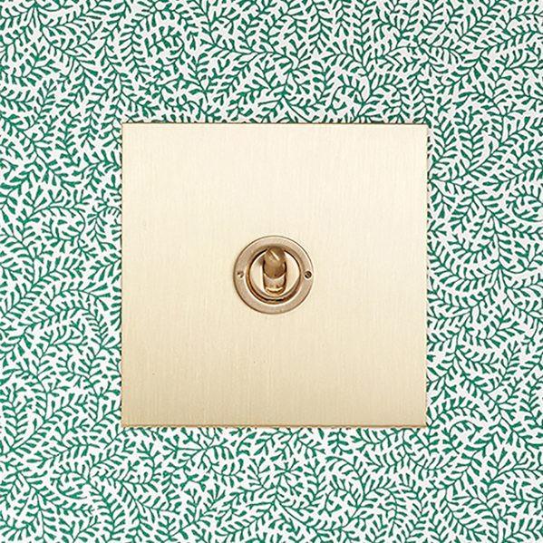 Forbes & Lomax F&L Brushed Brass Switches & Sockets | All Square Lighting