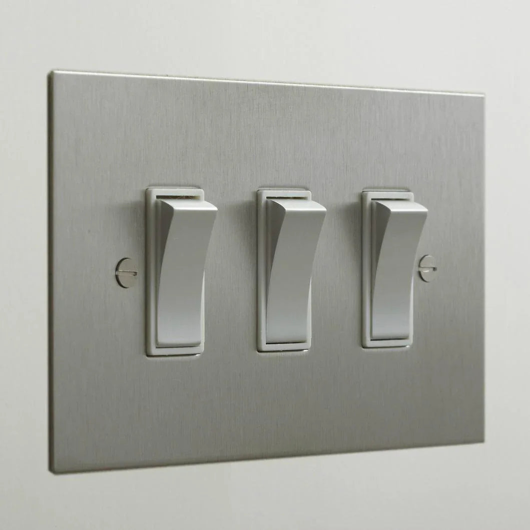 Forbes & Lomax F&L Stainless Steel Switches & Sockets | All Square Lighting