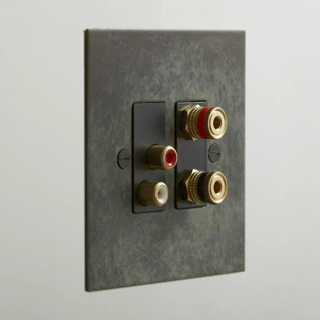 Forbes & Lomax F&L Verdigris Switches & Sockets | All Square Lighting