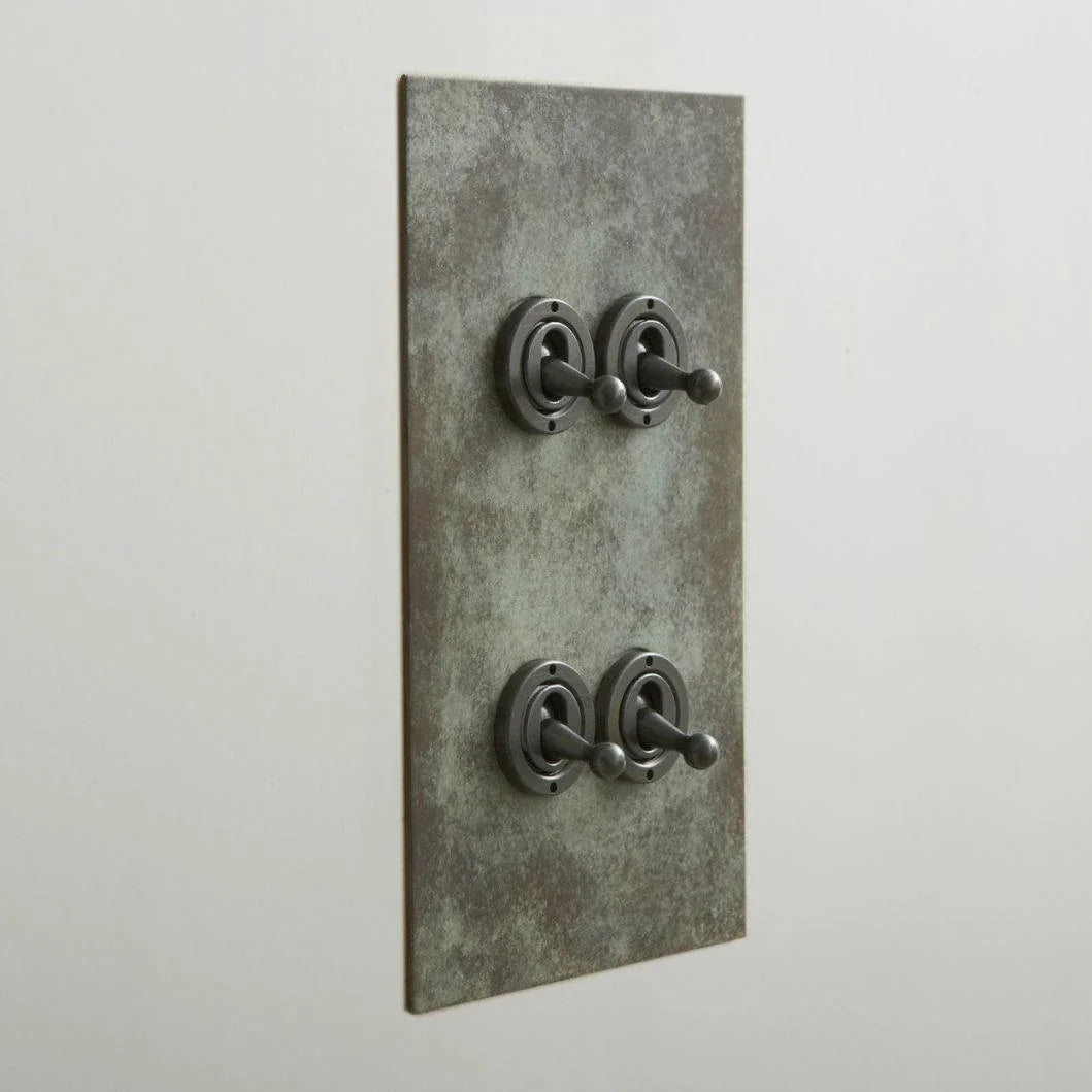 Forbes & Lomax F&L Verdigris Switches & Sockets | All Square Lighting