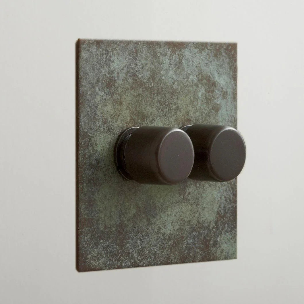 Forbes & Lomax F&L Verdigris Switches & Sockets | All Square Lighting
