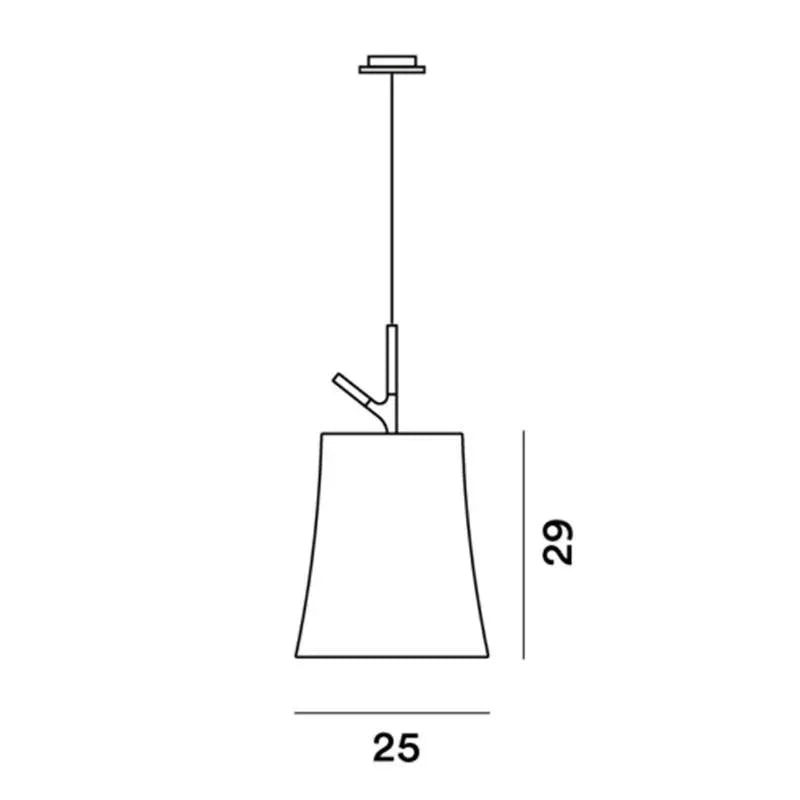 Foscarini Birdie Grande Pendant Light | All Square Lighting