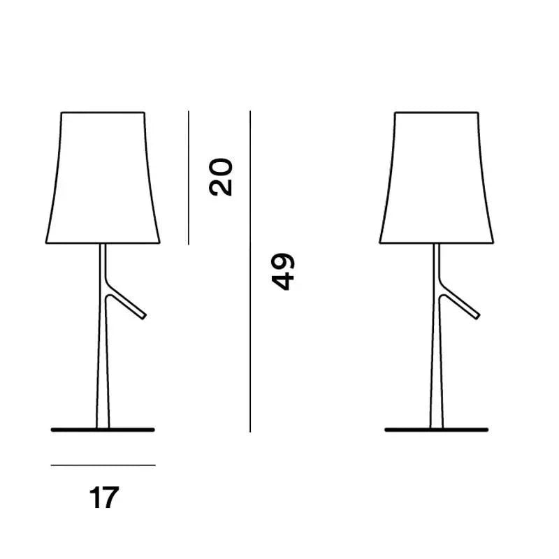 Foscarini Birdie Piccola LED Table Lamp | All Square Lighting