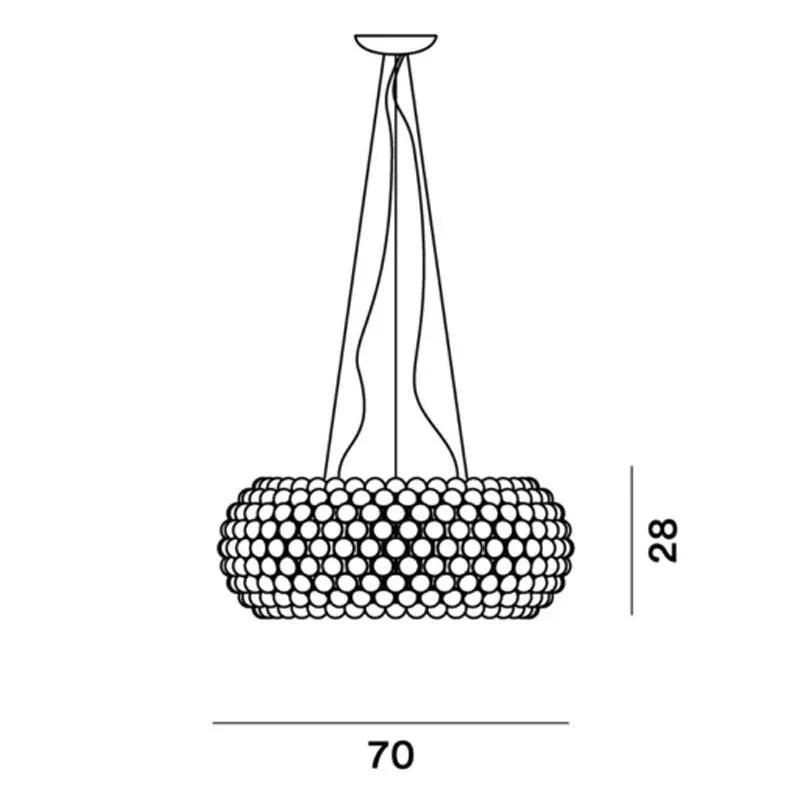 Foscarini Caboche Plus Grande Pendant Light | All Square Lighting