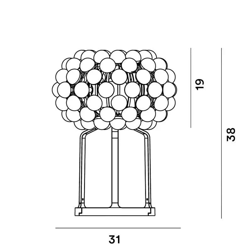 Foscarini Caboche Plus Table Lamp | All Square Lighting