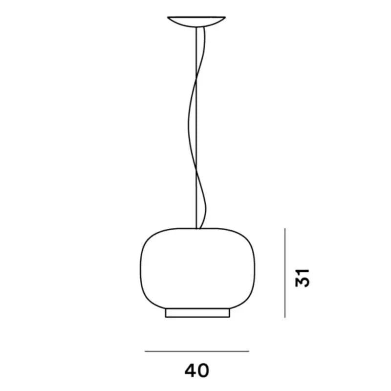 Foscarini Chouchin 1 Pendant Light | All Square Lighting
