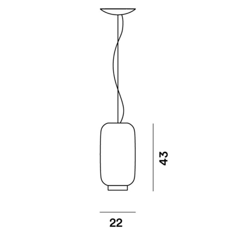 Foscarini Chouchin Reverse 2 Pendant Light | All Square Lighting