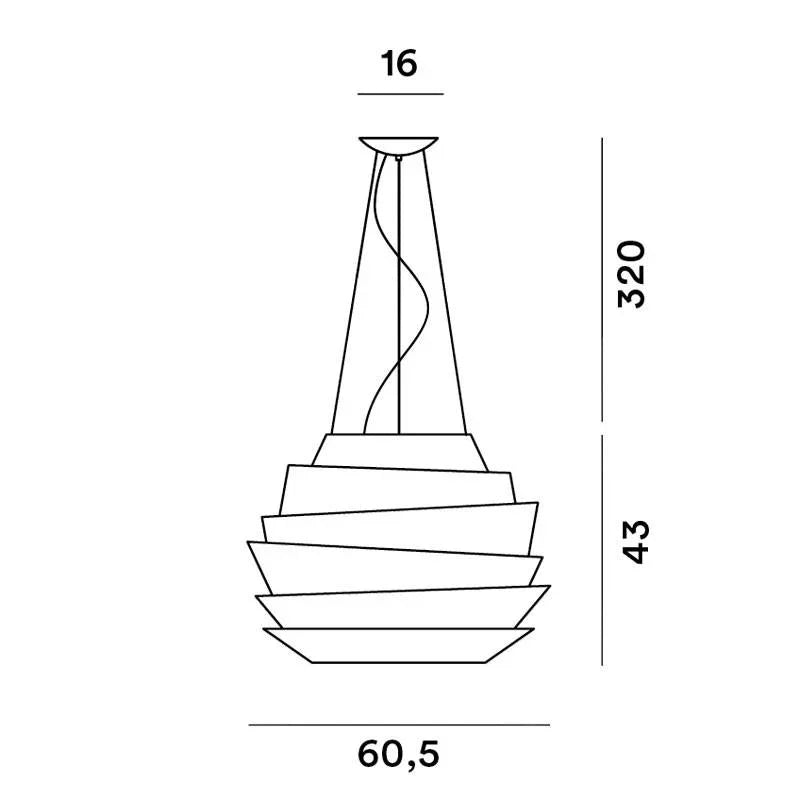 Foscarini Le Soleil LED Pendant Light | All Square Lighting