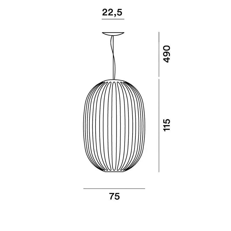 Foscarini Plass Grande Pendant Light | All Square Lighting