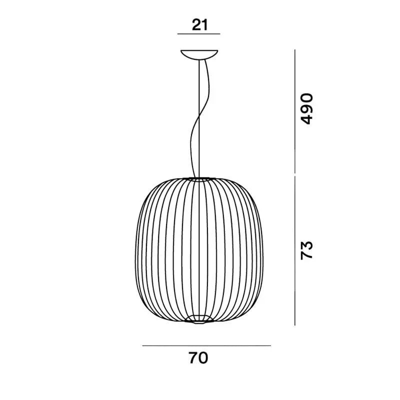 Foscarini Spokes 2 Large Pendant Light | All Square Lighting