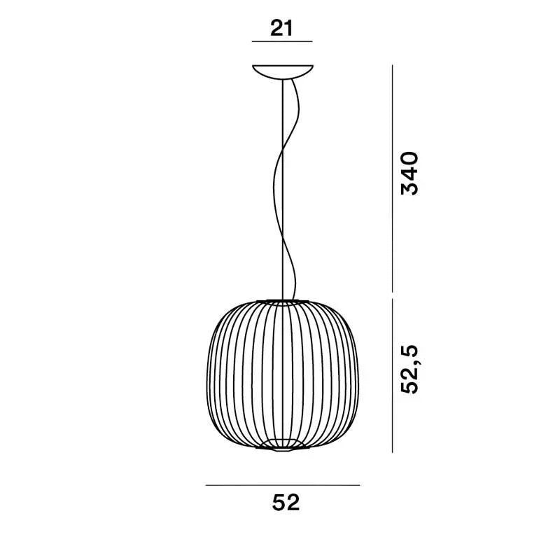 Foscarini Spokes 2 Pendant Light | All Square Lighting