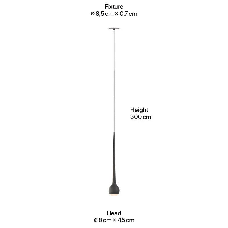 Grau Falling Sun Recessed Pendant Light | All Square Lighting