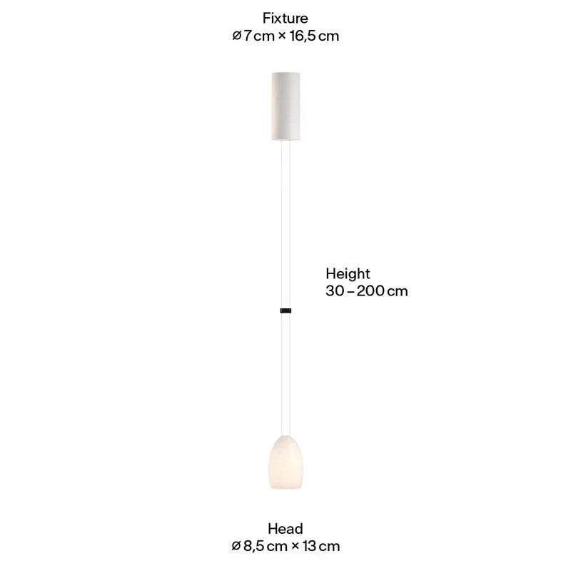 Grau OH China Surface Pendant Light | All Square Lighting