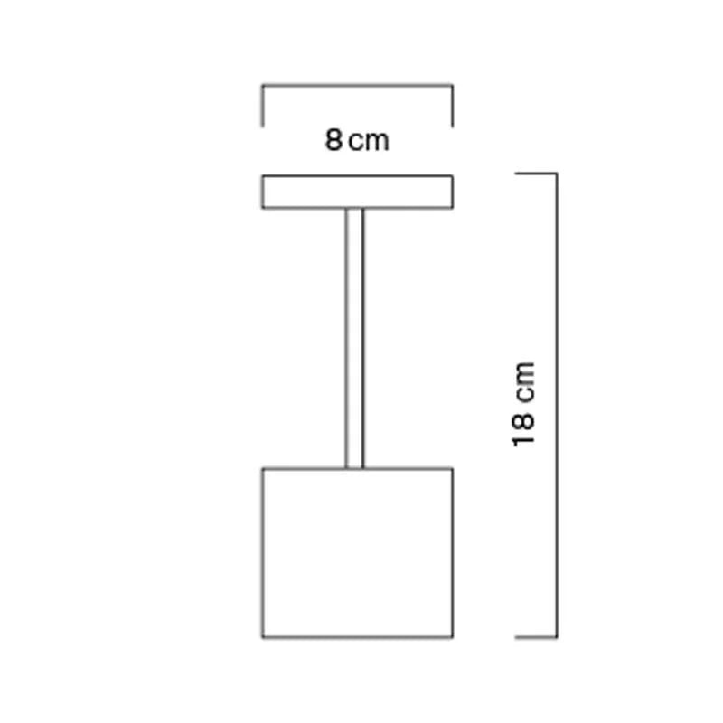 Hisle Luxciole Mini Portable Table Lamp | All Square Lighting