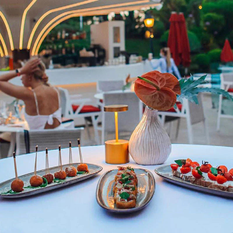 Hisle Luxciole Small Portable Table Lamp | All Square Lighting