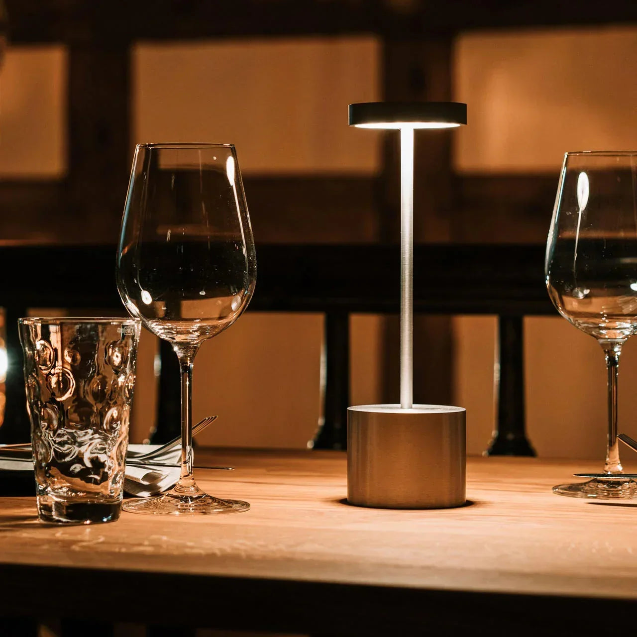 Hisle Luxciole Small Portable Table Lamp | All Square Lighting