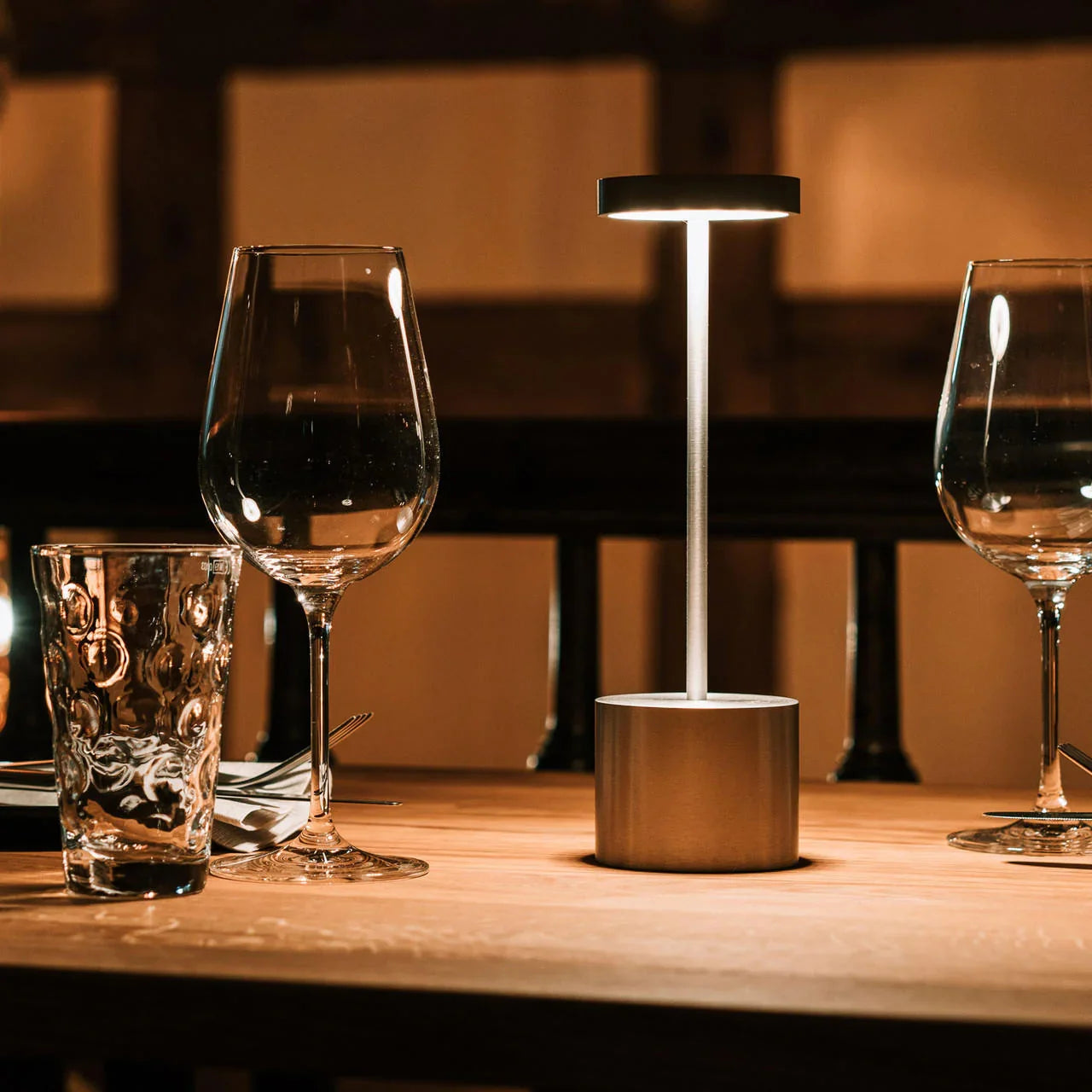 Hisle Luxciole Tall Portable Table Lamp | All Square Lighting