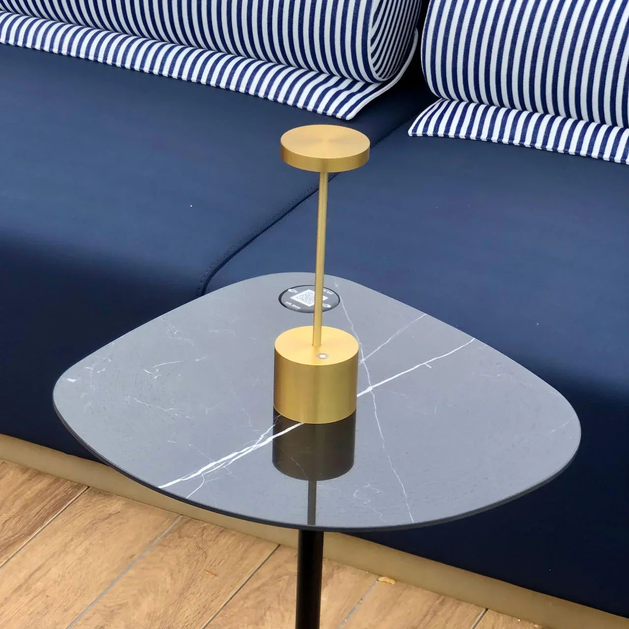 Hisle Luxciole Tall Portable Table Lamp | All Square Lighting